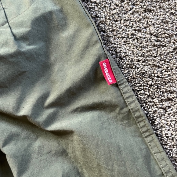 VINTAGE Azabache Green HIgh waisted pants - Picture 2 of 6